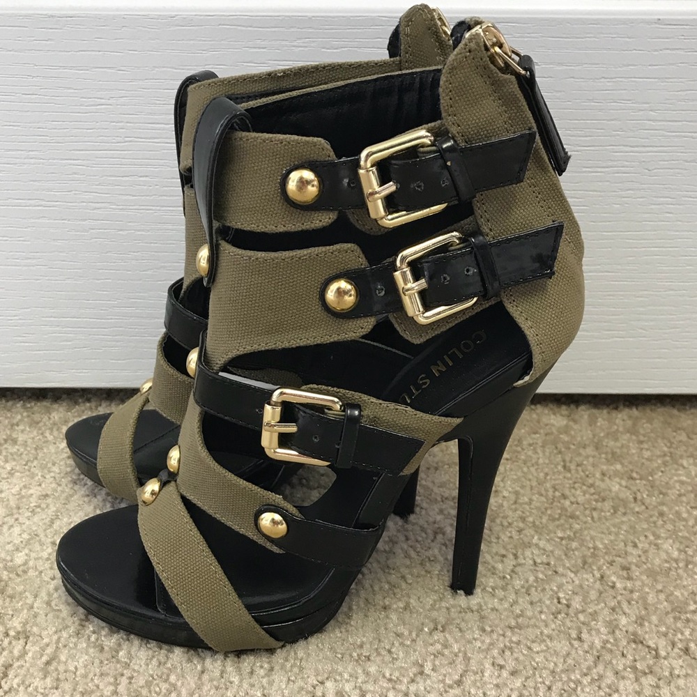 Colin Stuart Peep Toe Booties